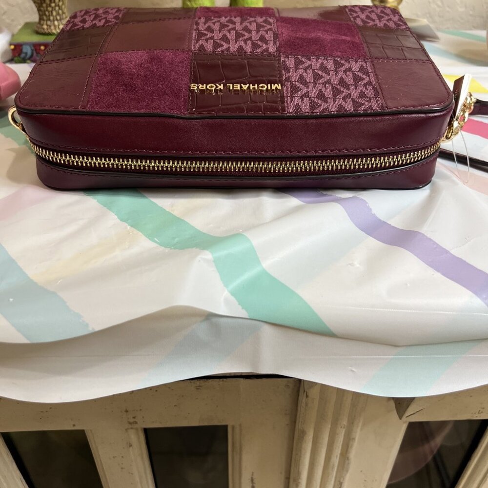 Michael Kors Patchwork Sinclair Signature Dark Be… - image 6